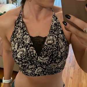 NWT Free People Crop Top Small Floral